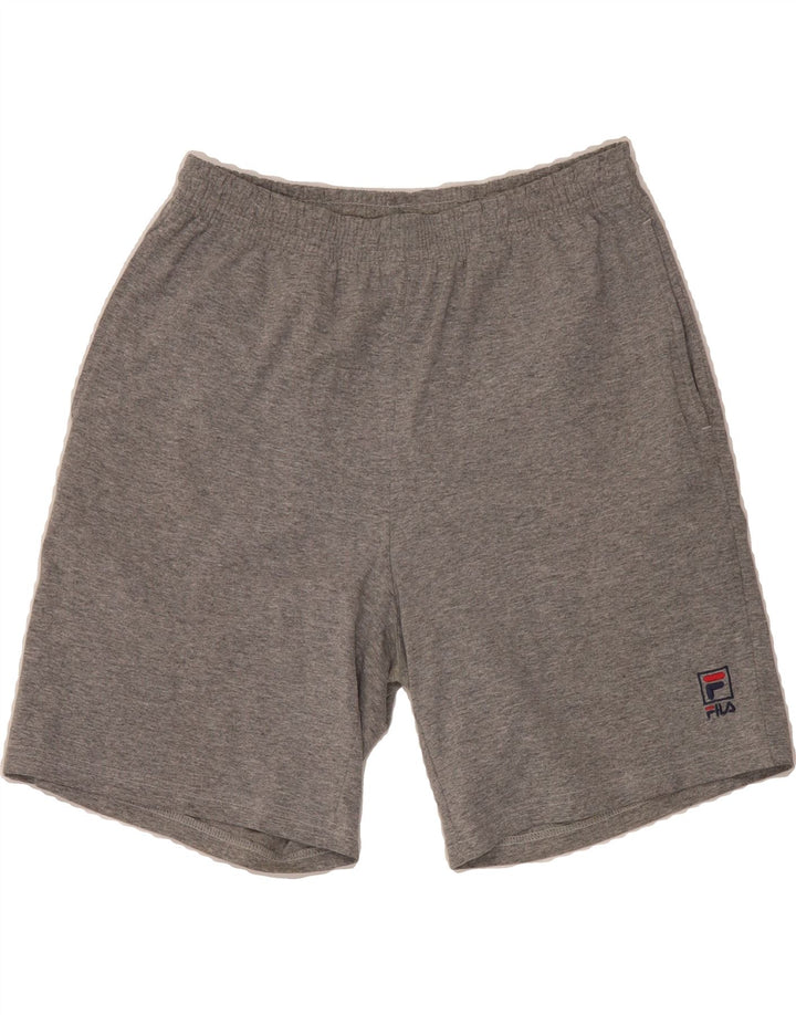 FILA Mens Sport Shorts Small  Grey Cotton Vintage Fila and Second-Hand Fila from Messina Hembry 
