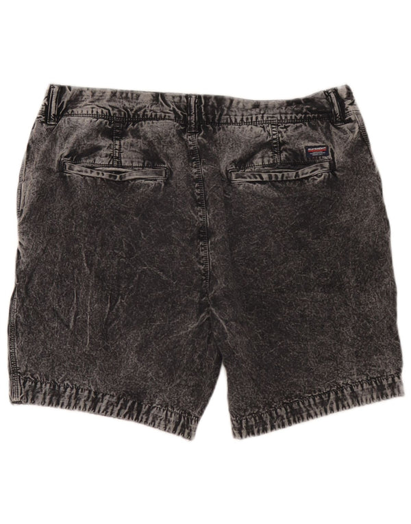Superdry muške traper kratke hlače W34 veliki sivi pamuk