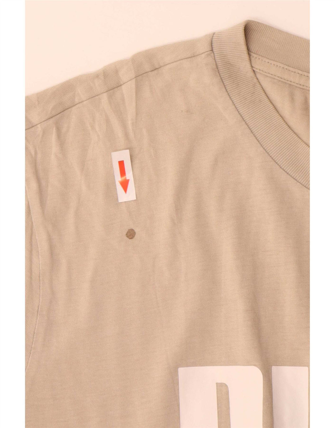 Puma Camiseta gráfica para hombre Top XL Beige