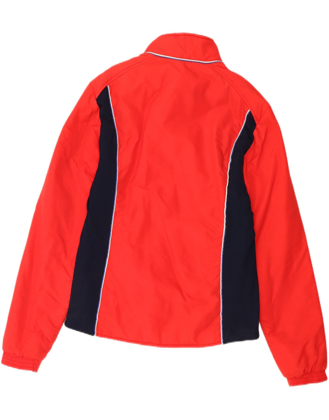 VINTAGE Mens Bomber Jacket UK 36 Small Red Colourblock Vintage Vintage and Second-Hand Vintage from Messina Hembry 