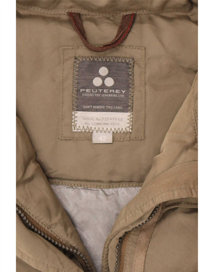 PEUTEREY Chaqueta Acolchada Mujer IT 42 Medium Caqui Poliamida