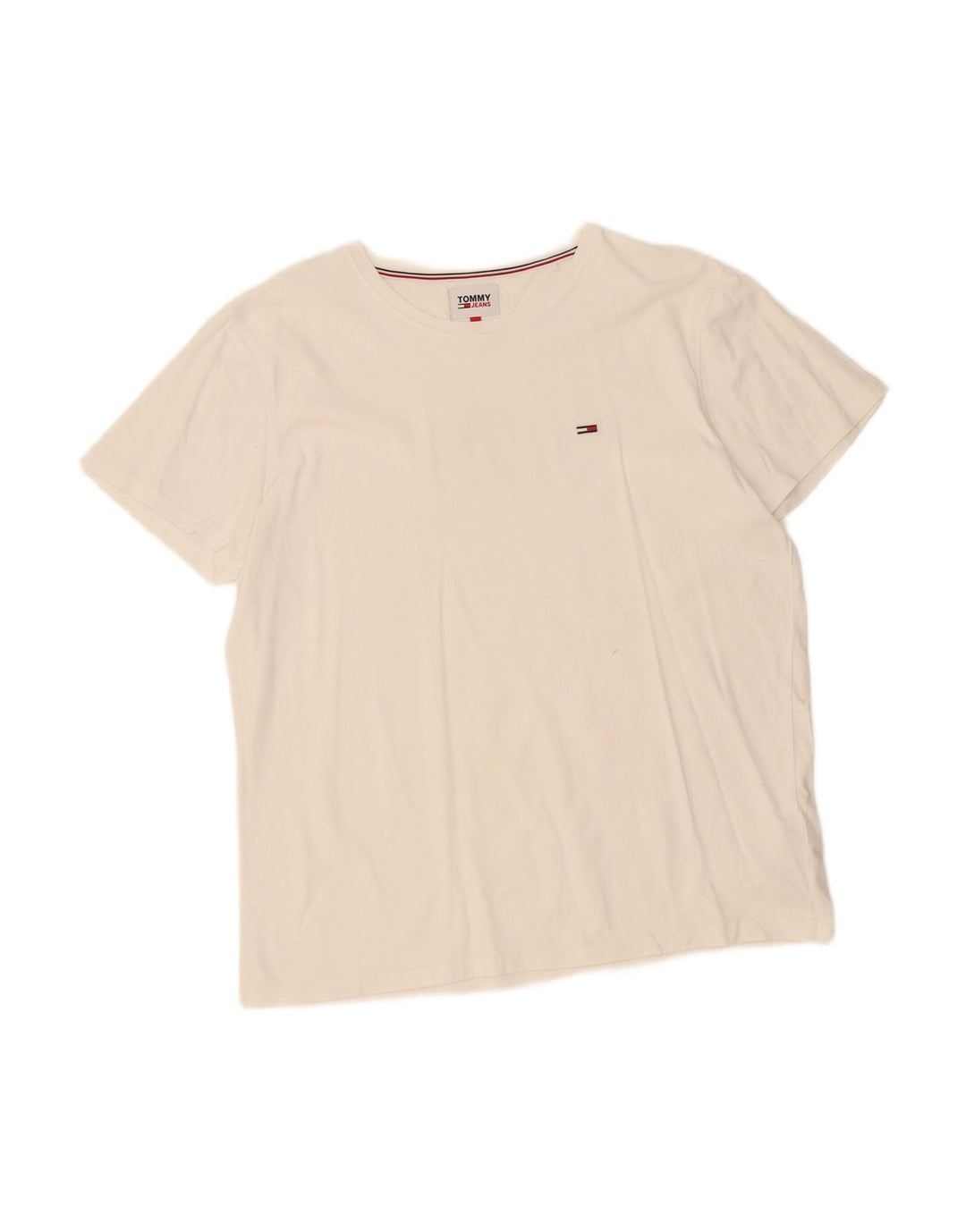 Camiseta masculina TOMMY HILFIGER XL algodão branco