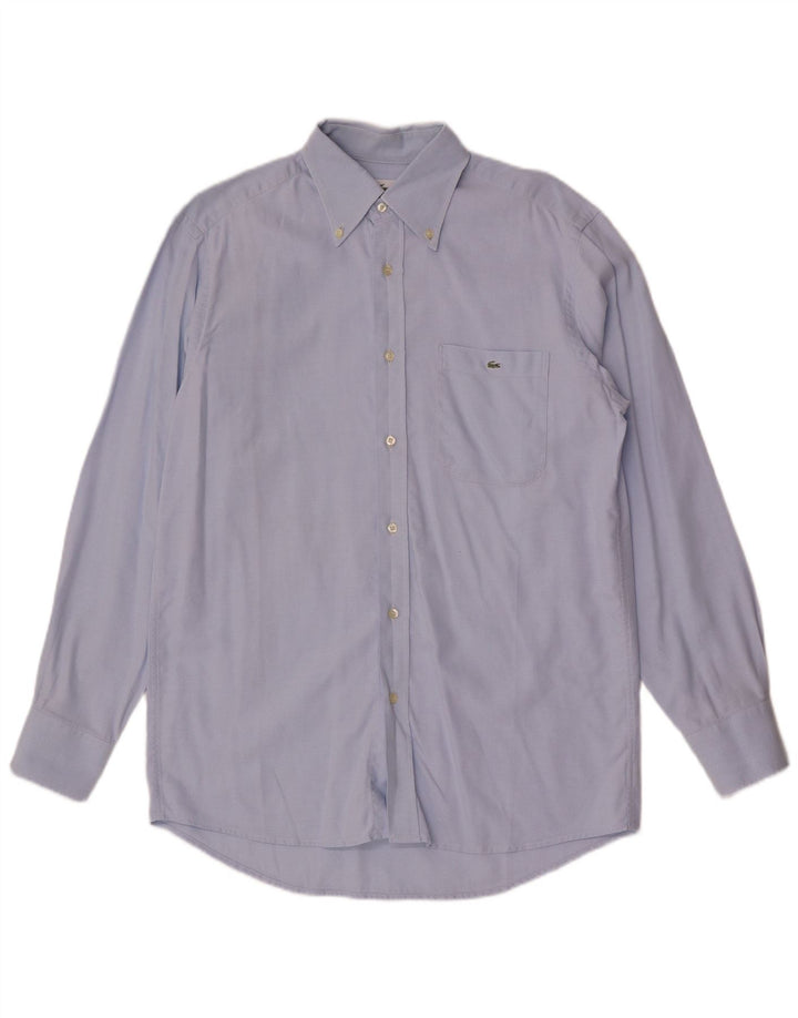Lacoste Mens Shirt Size 40 Medium Blue