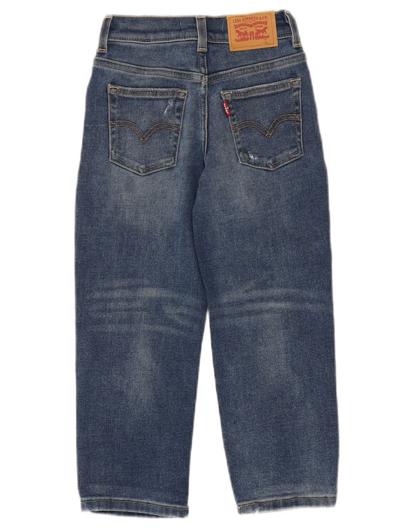 Jeans Levi's affusolati vestibilità ampia per ragazze 5-6 anni W22 L19 cotone blu