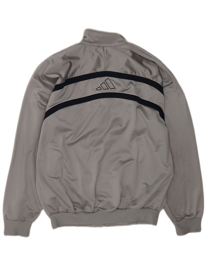 Adidas Herre grafisk træningsdragt Topjakke Stor Grå Colourblock Polyester