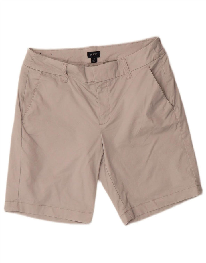 J. CREW Womens Chino Shorts US 4 Small W32  Beige Cotton