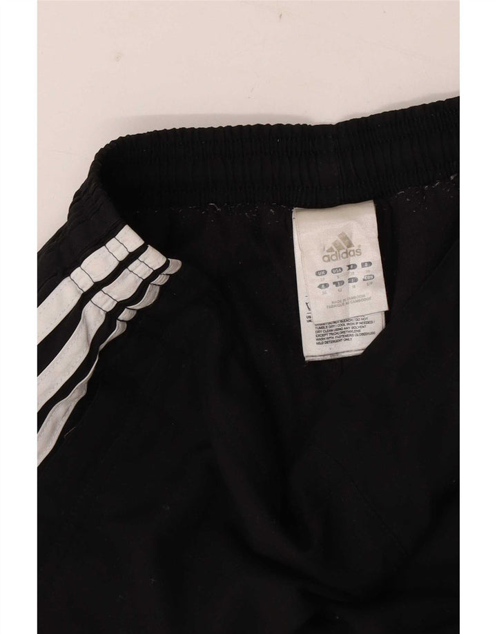 Adidas Womens Tracksuit Trousers Joggers UK 10 Small  Black Polyester