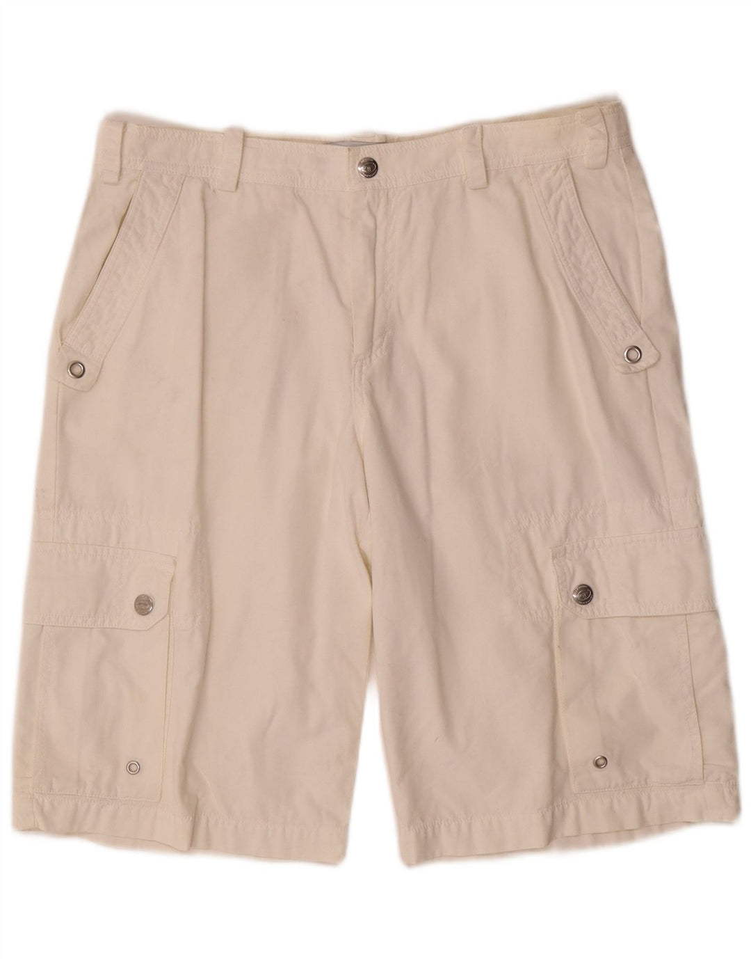 Sergio Tacchini Mens Cargo Shorts W32 Medium White