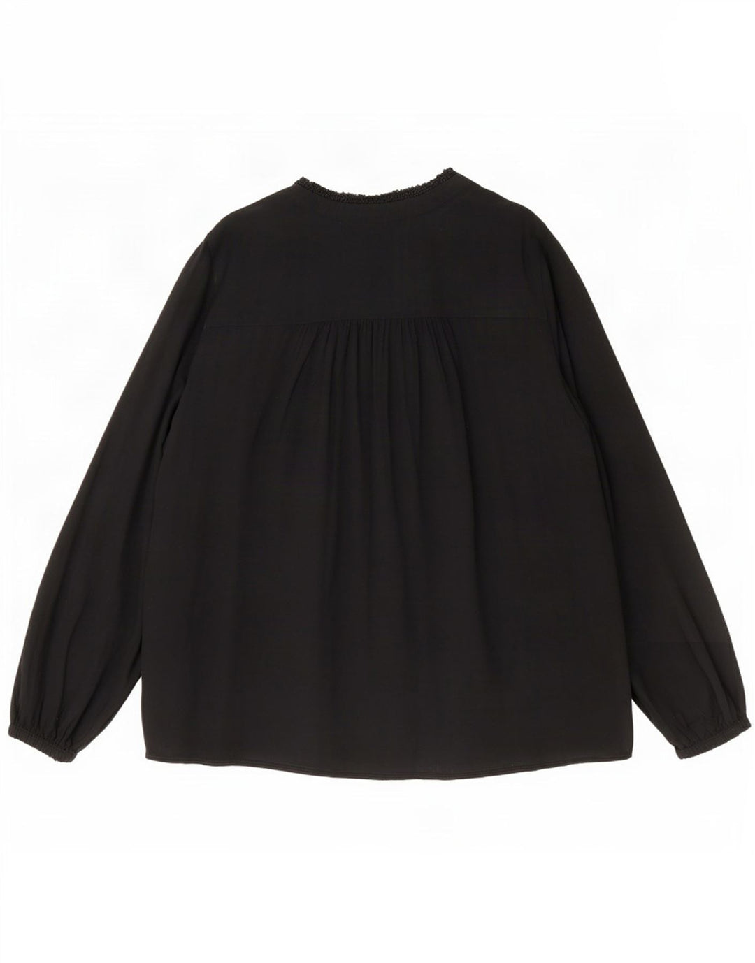Marks & Spencer Blusa extragrande para mujer UK 46 Large Viscosa negra