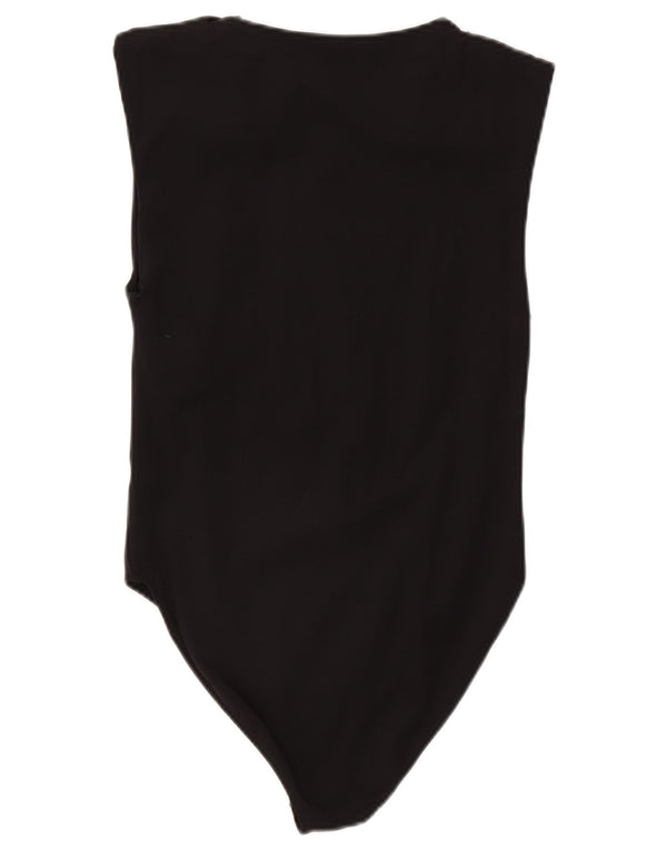 Body senza maniche da donna Zara UK 14 Large nero in poliammide