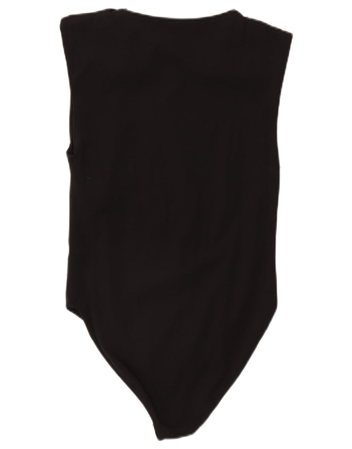 Body senza maniche da donna Zara UK 14 Large nero in poliammide