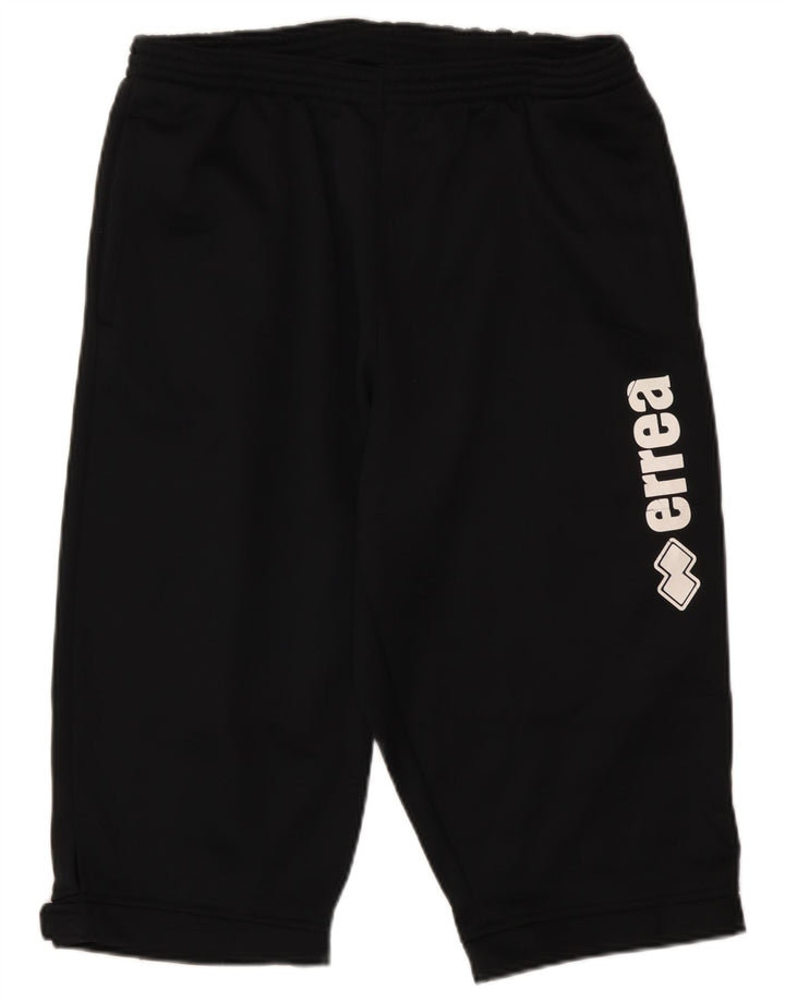 Errea Herre grafiske Bermuda Sportshorts Medium Sort Polyester