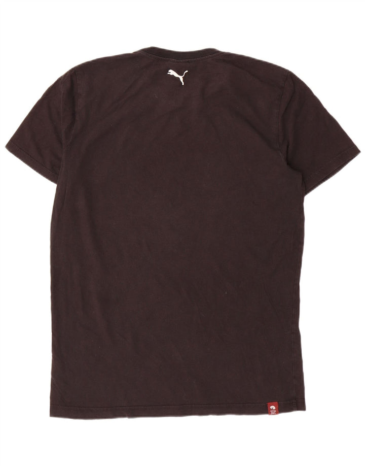 T-shirt grafica da uomo PUMA Top medio blu navy