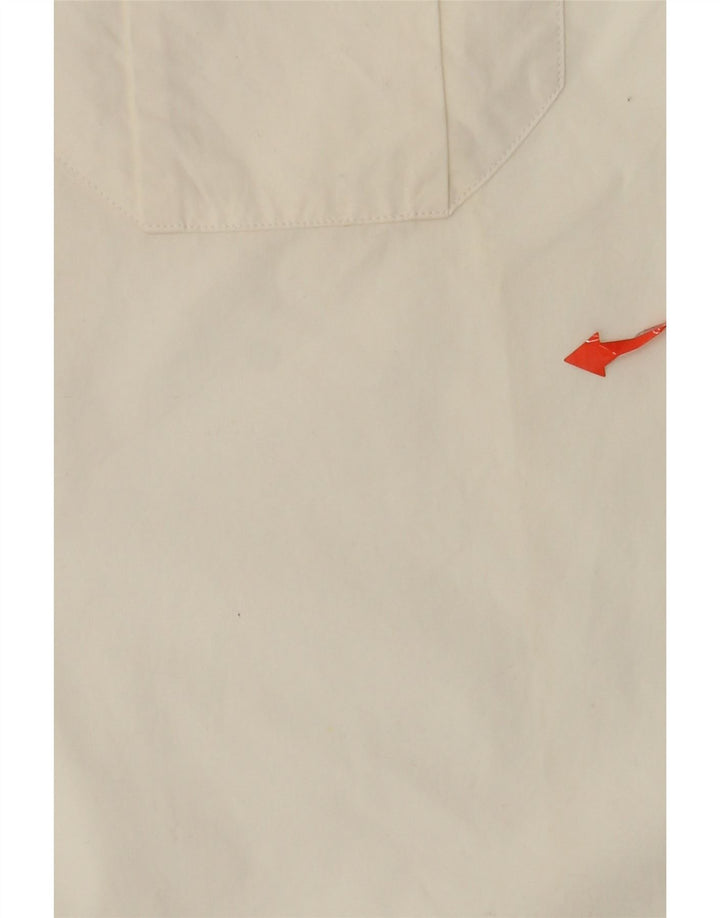 Calvin Klein Mens Shirt XL Off White Cotton