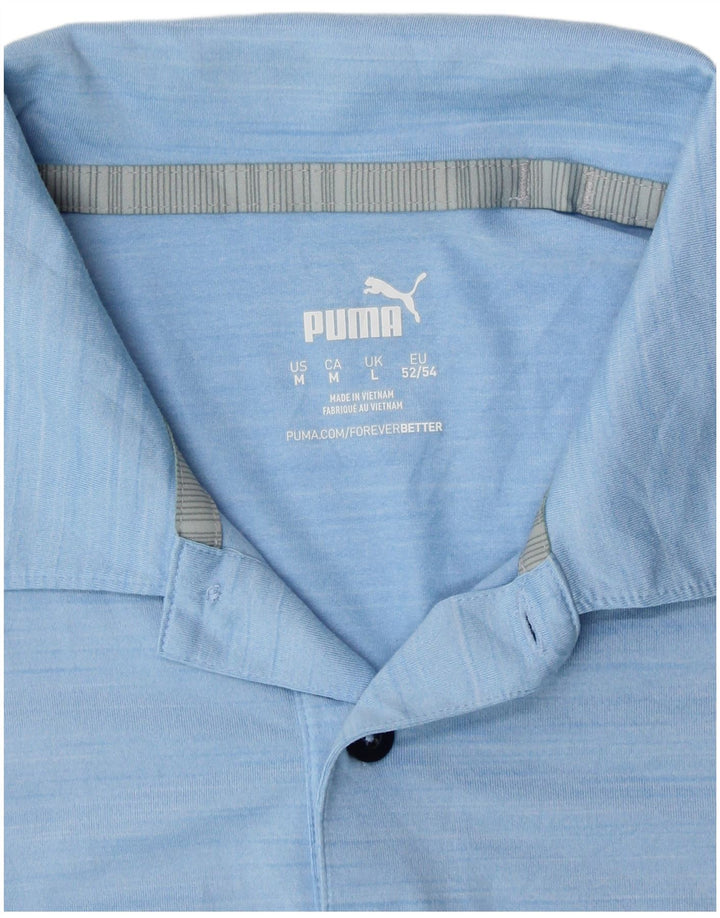 PUMA Polo skjorte til mænd mellemblå
