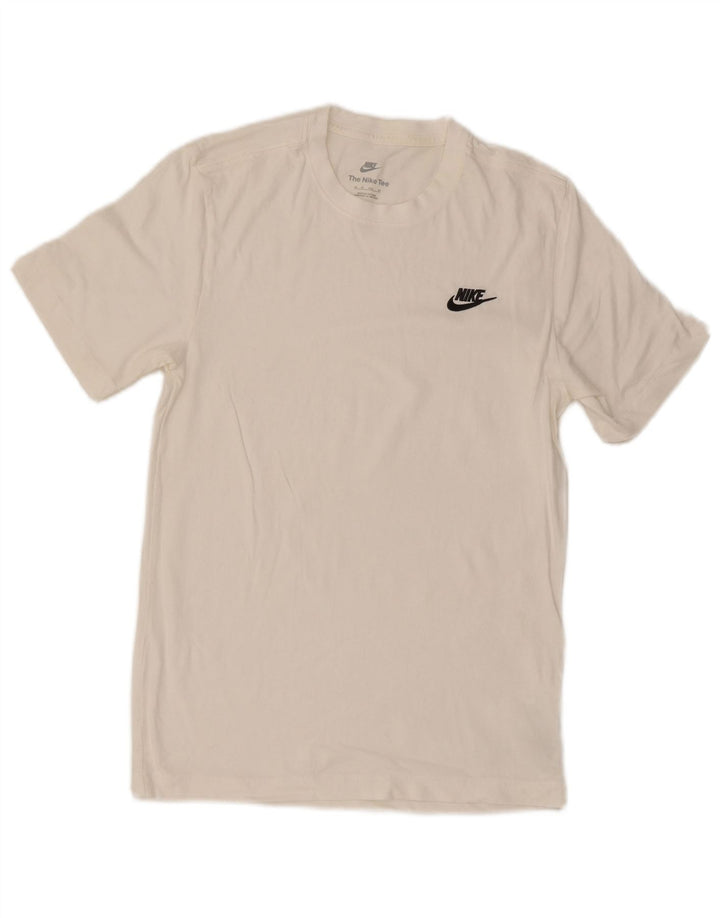 T-shirt Nike da uomo Top XS in cotone bianco
