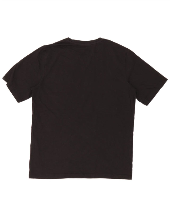 Jack & Jones Mens T-Shirt Top Medium Black Cotton