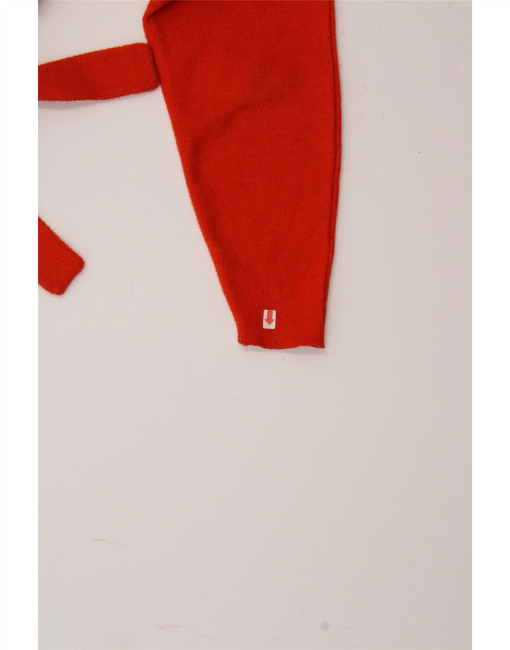 ZARA Womens Turtle Neck Jumper Sweater UK 10 Small Red Polyester Vintage Zara and Second-Hand Zara from Messina Hembry 