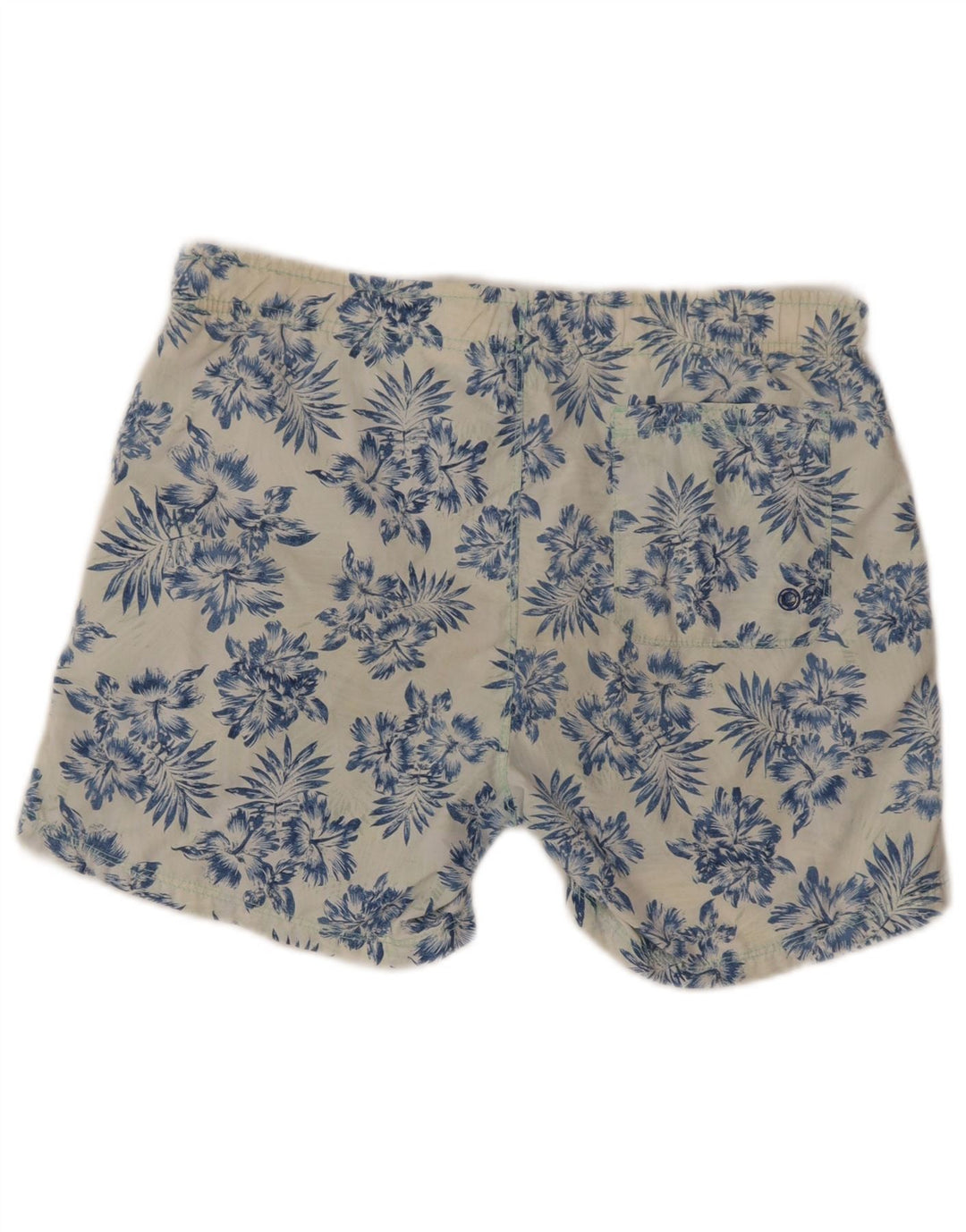 Maui and Sons Mens Swimming Shorts Medium  Blue Floral Polyamide