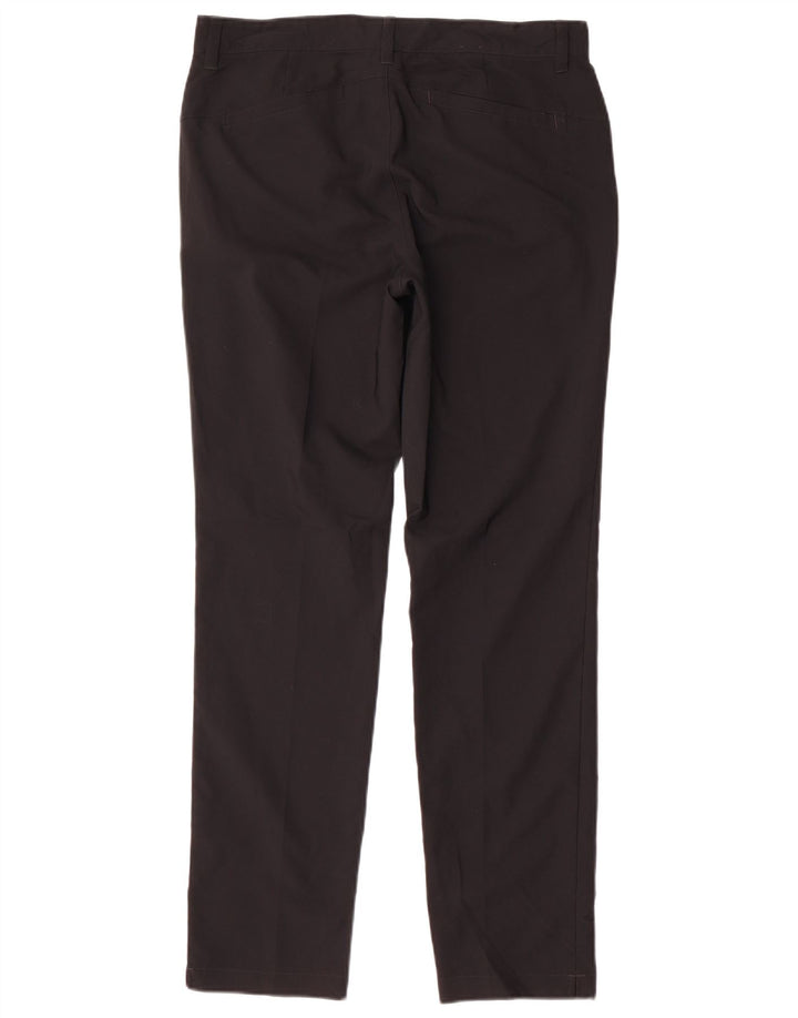 Adidas Mens Slim Chino Trousers W32 L32 Black Polyester