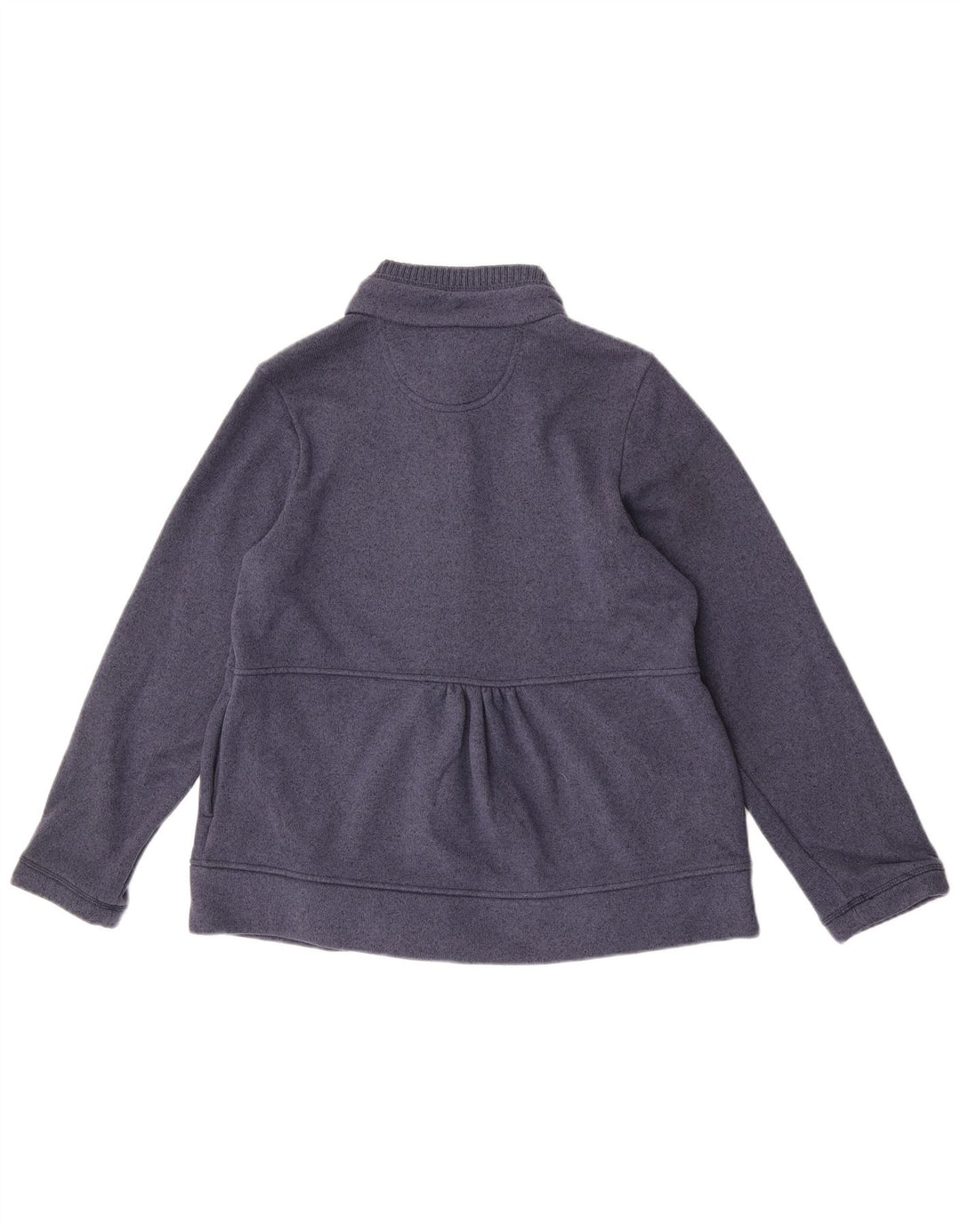 Marks & Spencer Womens Cardigan Sweater UK 12 Medium Navy Blue Polyester