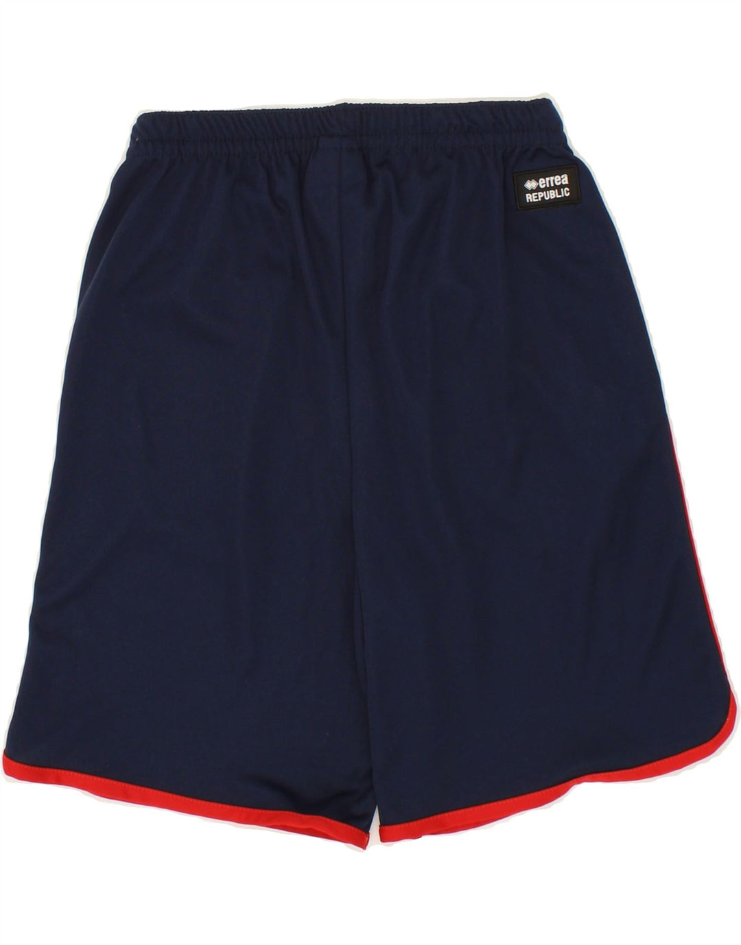 ERREA Womens Graphic Sport Shorts UK 2 2XS Navy Blue Polyester Vintage Errea and Second-Hand Errea from Messina Hembry 
