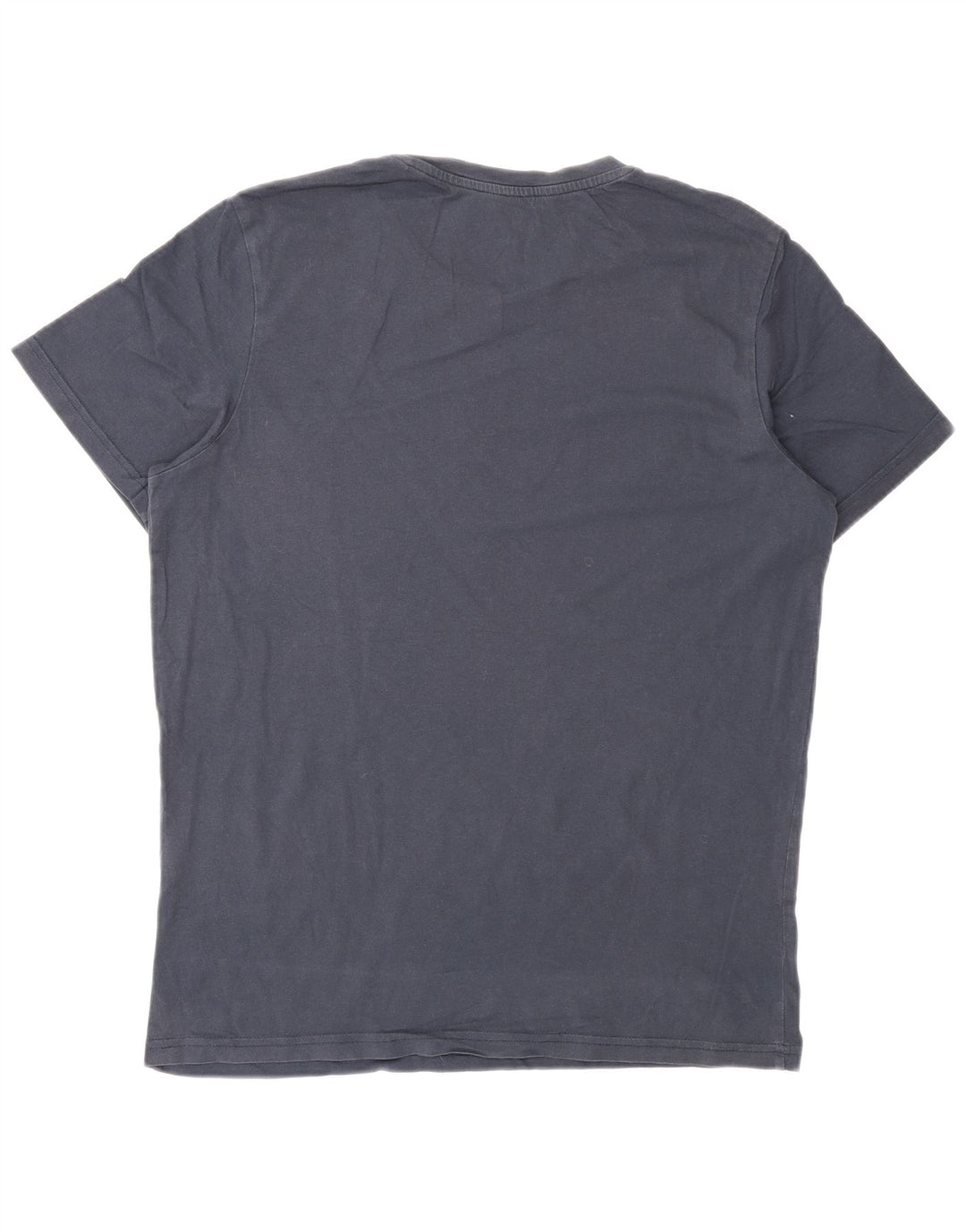 Jack & Jones Mens T-Shirt Top Medium Navy Blue Cotton