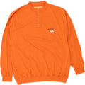 FLASH LIGHTS Mens Button Neck Sweatshirt Jumper Large Orange Cotton Vintage Flash Lights and Second-Hand Flash Lights from Messina Hembry 