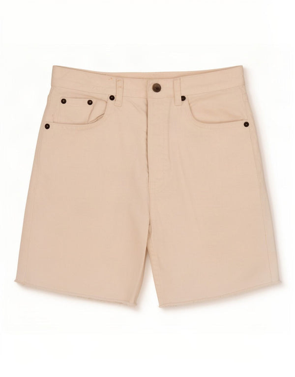 Topshop Dame Denim Shorts W28 Medium White Polyester