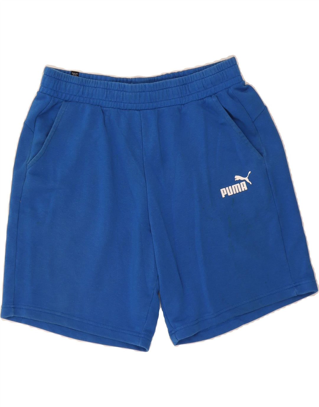 PUMA Mens Sport Shorts Large  Blue Cotton Vintage Puma and Second-Hand Puma from Messina Hembry 