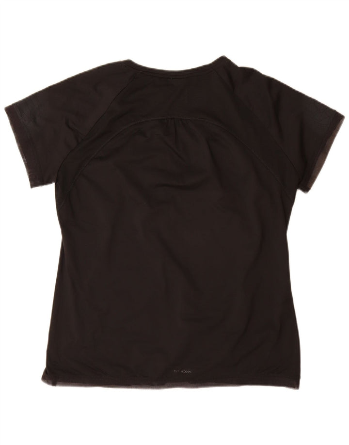 Adidas Womens Climacool T-Shirt Top UK 22 XL Black Polyester