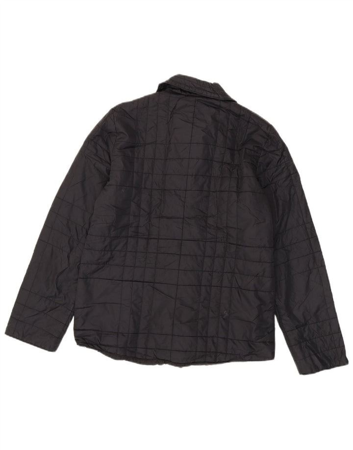 EDDIE BAUER Womens Padded Jacket UK 10 Small Black Nylon