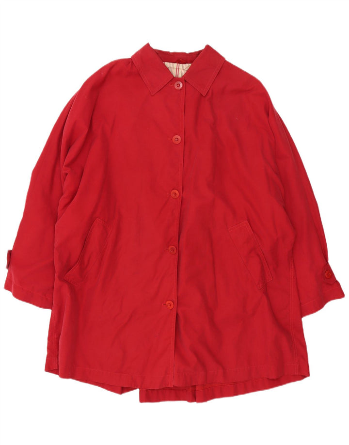 Marella Damen Trenchcoat UK 22 3XL Rot