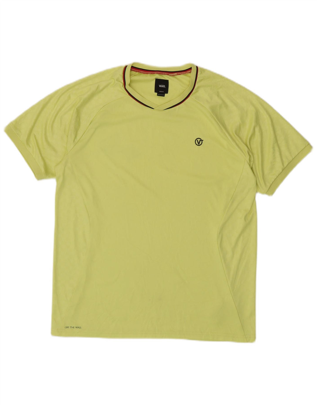 VANS Mens T-Shirt Top Medium Green Polyester