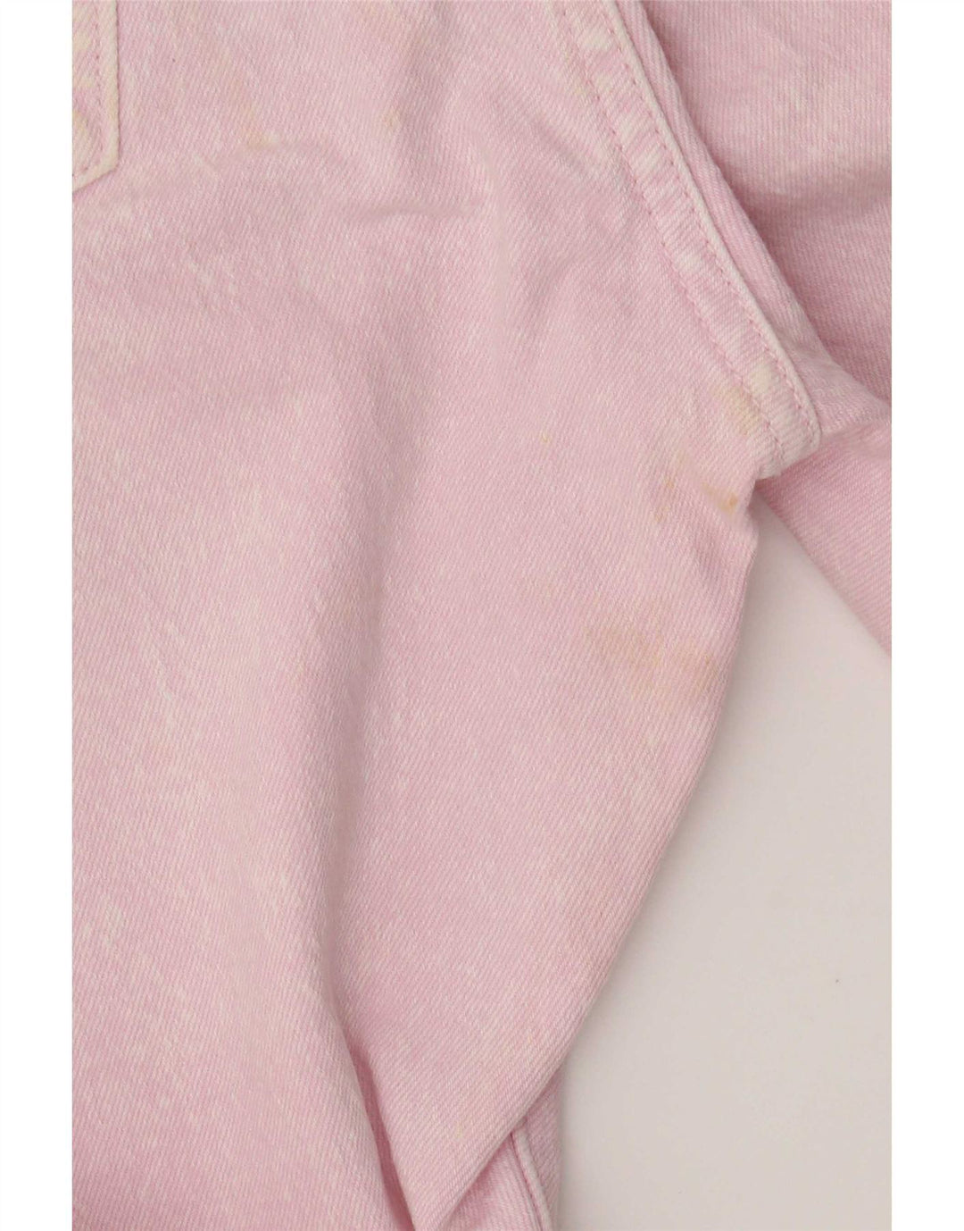 Calça jeans feminina Levi's 501 Straight pequena W27 L29 rosa