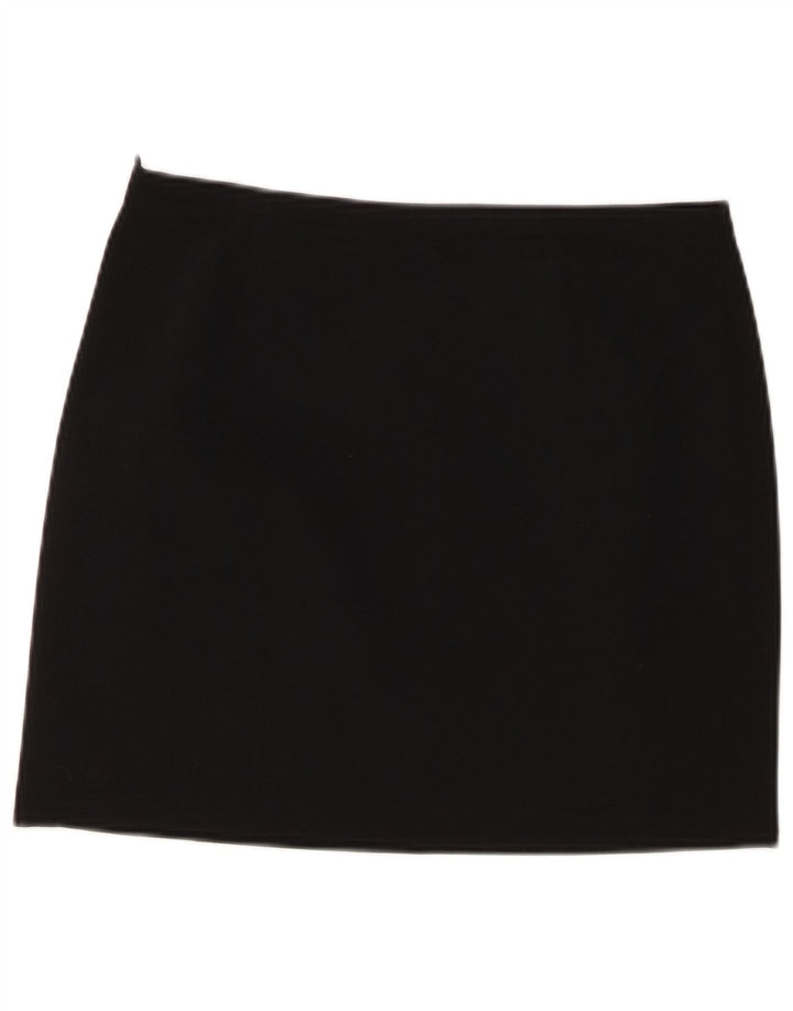 Pinko Γυναικεία Μίνι Φούστα UK 12 Medium W30 Μαύρο Πολυεστέρας