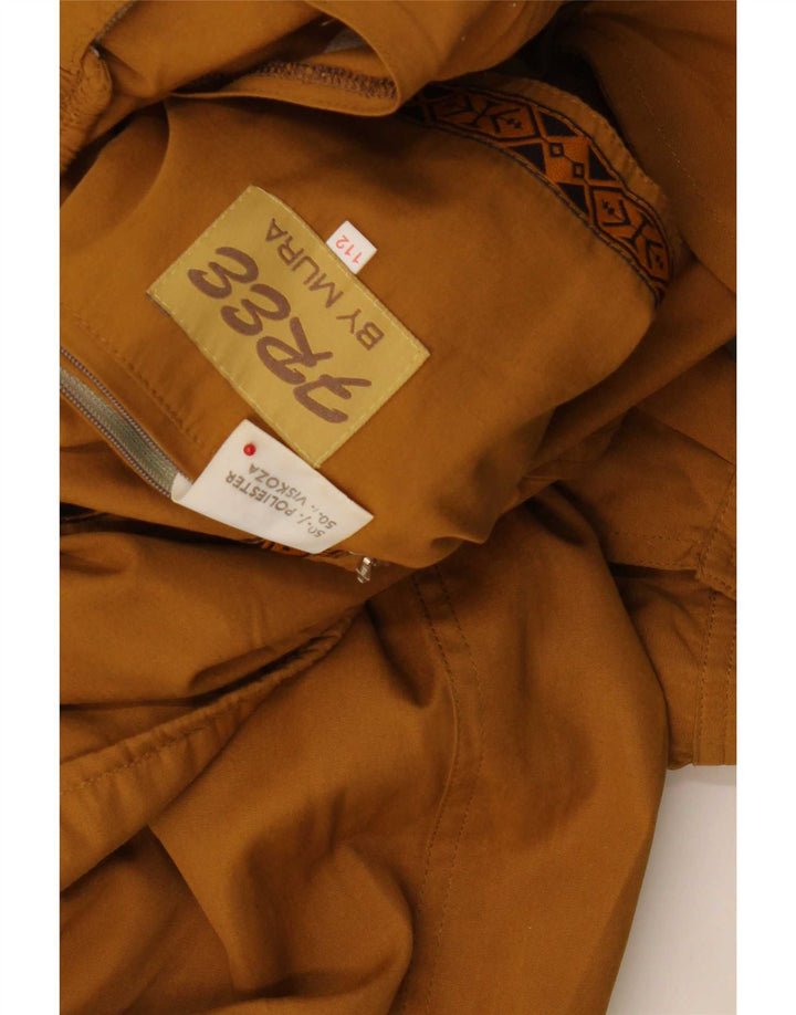 By Mura Mens Bomber Jacket UK 42 XL Beige Polyester