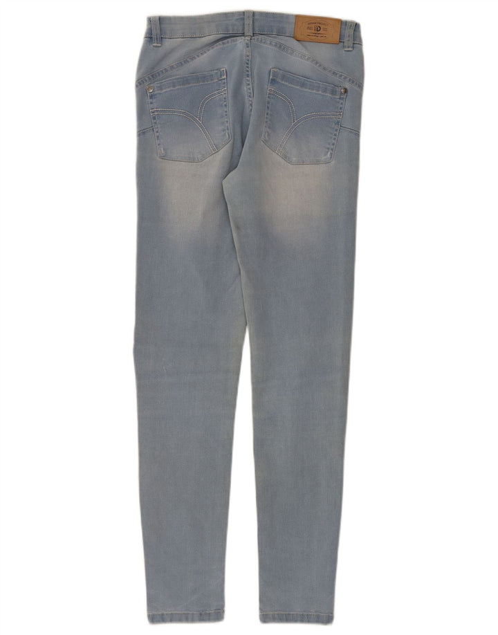 Dack's Jean Slim Femme IT 42 Moyen W28 L30 Bleu Tencel