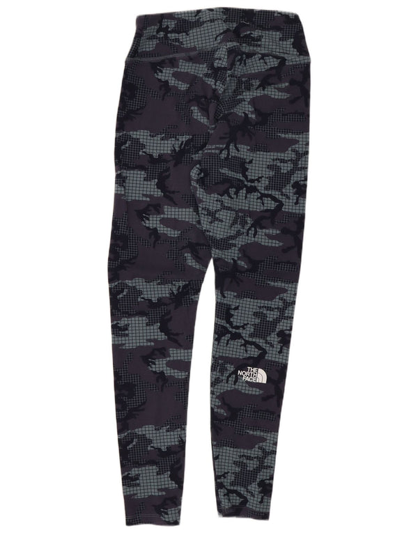 The North Face Leggings para mujer Reino Unido 12 Algodón de camuflaje azul marino mediano