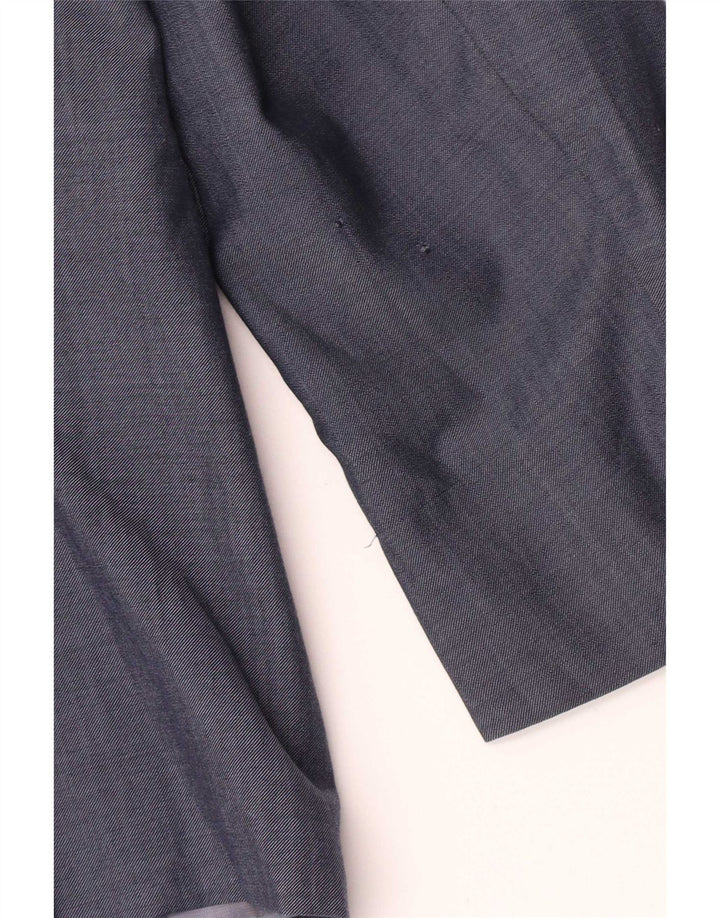Dkny Veste Blazer 2 Boutons Homme UK 42 XL Bleu Marine Laine