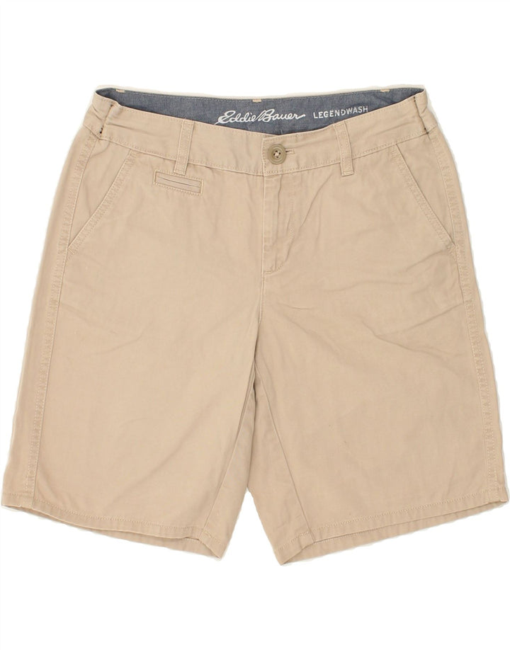 EDDIE BAUER Womens Chino Shorts US 4 Small W28  Beige Cotton Vintage Eddie Bauer and Second-Hand Eddie Bauer from Messina Hembry 