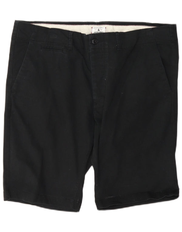 Jack & Jones Herren Chinoshorts XL W38 Schwarz Baumwolle