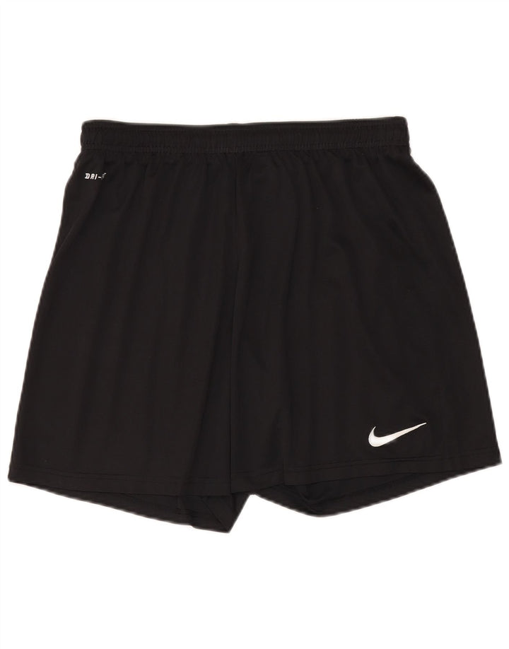 Мужские спортивные шорты Nike Dri Fit, большие черные, полиэстер