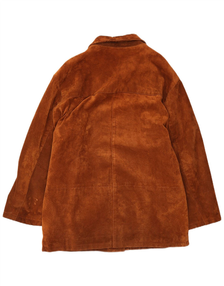 Giacca Pelletteria Donna Scamosciata IT 48 XL Pelle Marrone