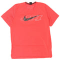 Nike Mens Dri Fit Standard Graphic T-Shirt Top Veliki crveni poliester