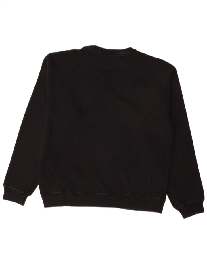CALVIN KLEIN JEANS Mens Graphic Sweatshirt Jumper XL Black