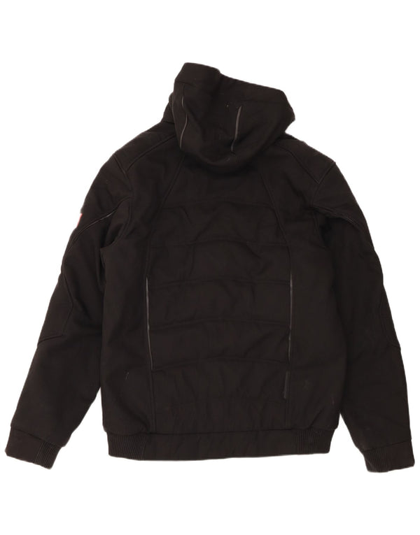 Giacca imbottita con cappuccio da uomo Engelbert Strauss UK 38 poliestere nero medio