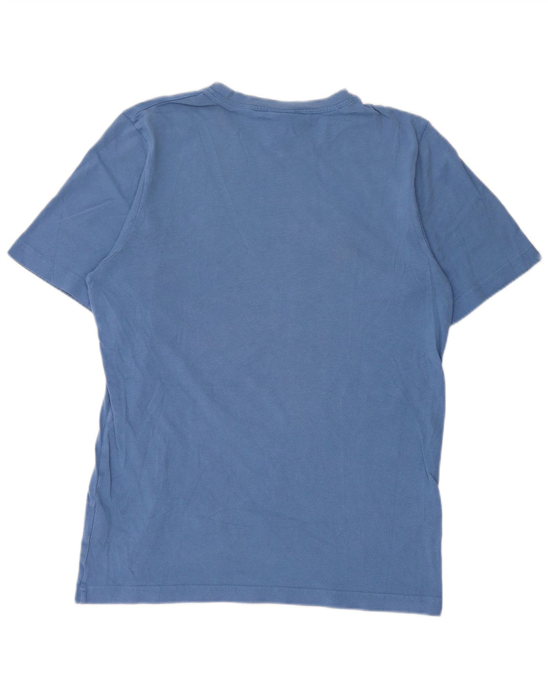 Nike Mens T-Shirt Top UK 39/41 Medium Blue Cotton