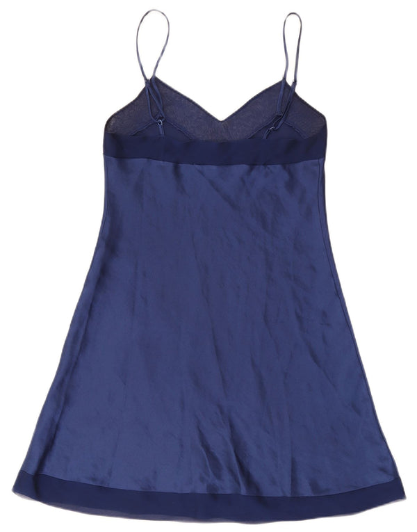 St. Bernard Robe Slip Femme UK 10 Petit Bleu Marine Polyester