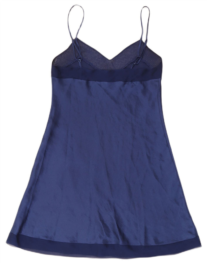 St. Bernard Robe Slip Femme UK 10 Petit Bleu Marine Polyester